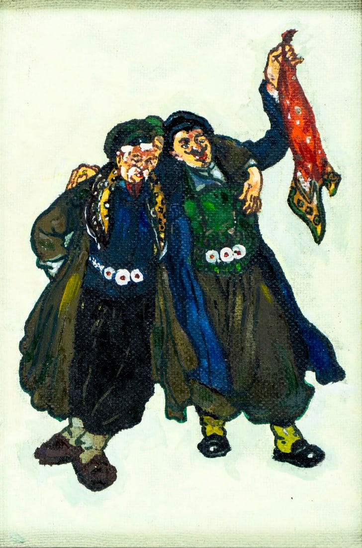 Simon Israelian (Tbilisi,Georgia,20C) oil painting (1 of 13)