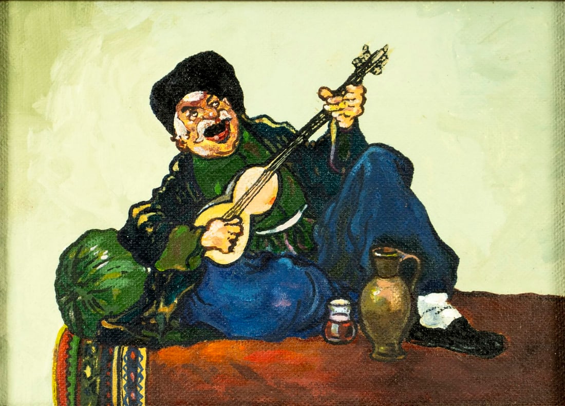 Simon Israelian (Tbilisi,Georgia,20C) oil painting (1 of 12)