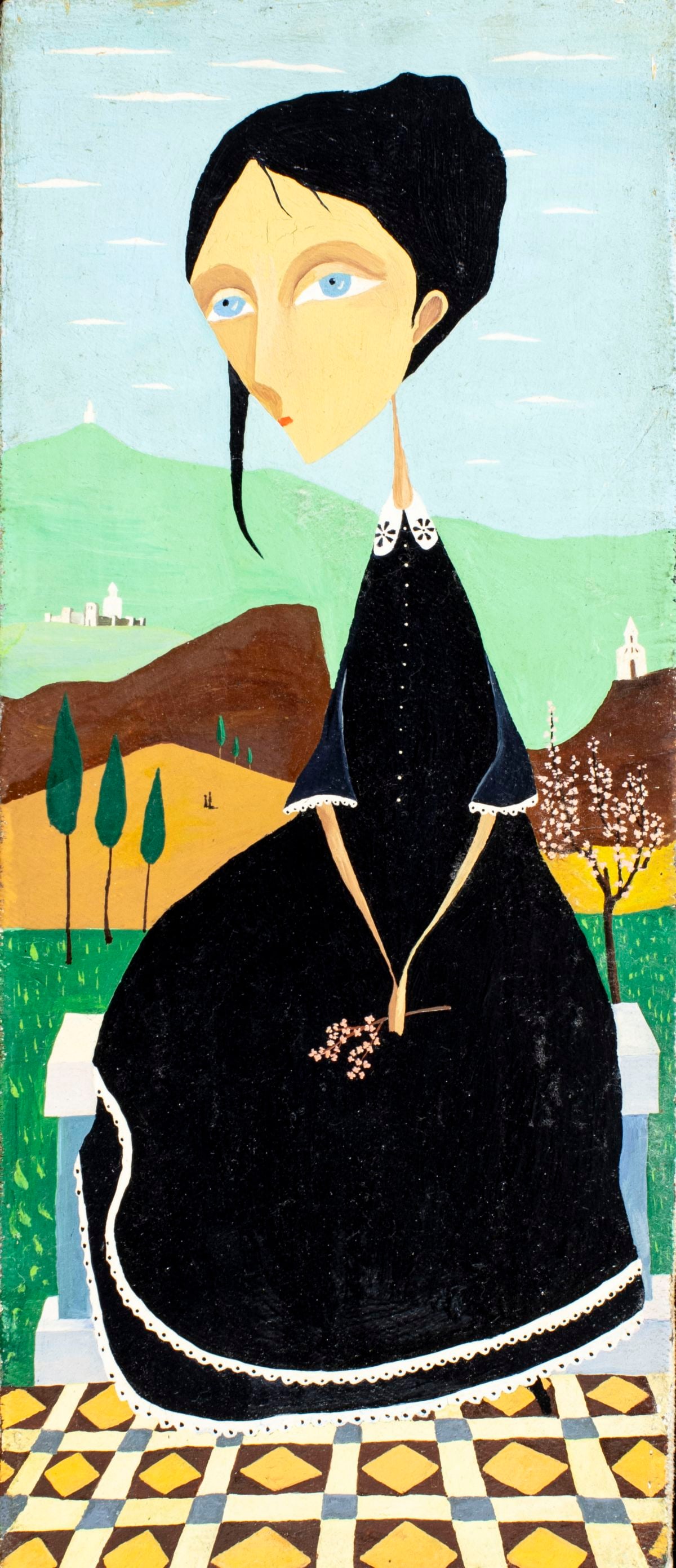 Dato Bregvadze (Georgian,20C) oil painting (1 of 12)