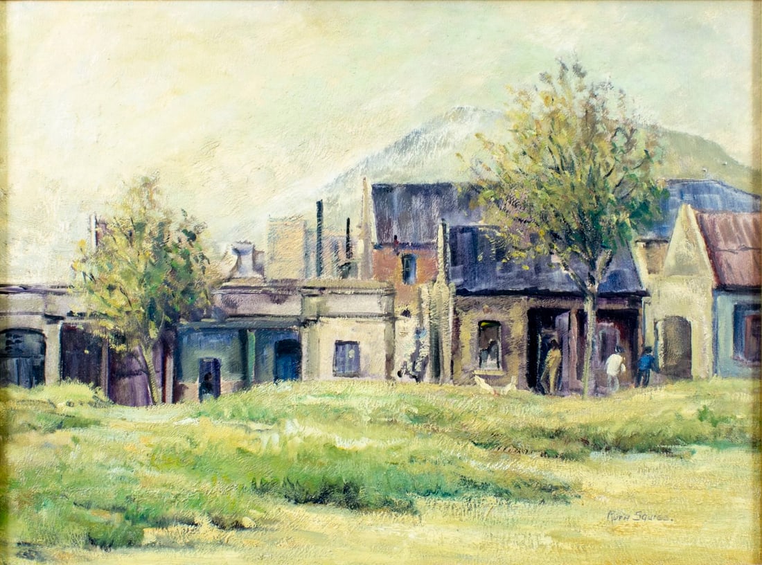 Ruth Audrey Squibb (Africa,1928-?) oil painting (1 of 13)