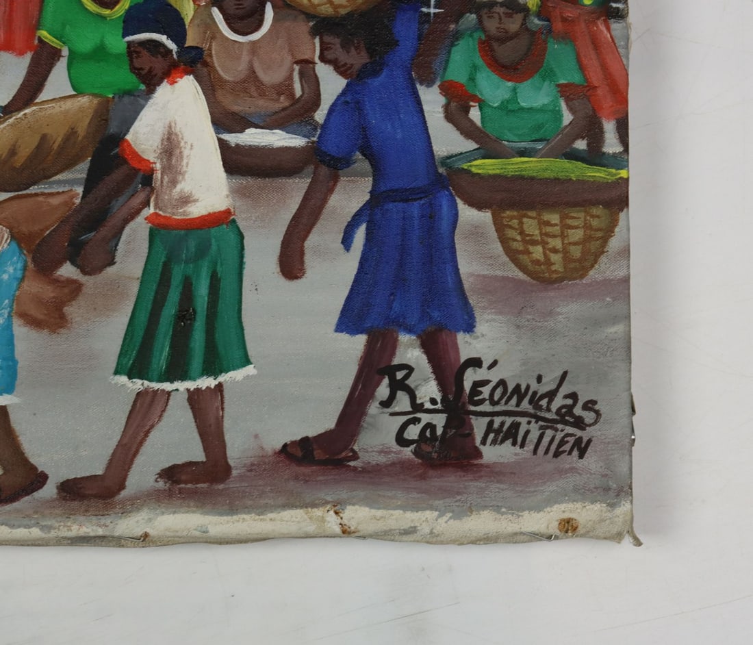 Rony Leonidas (Haiti,1946-2012) oil painting - 10