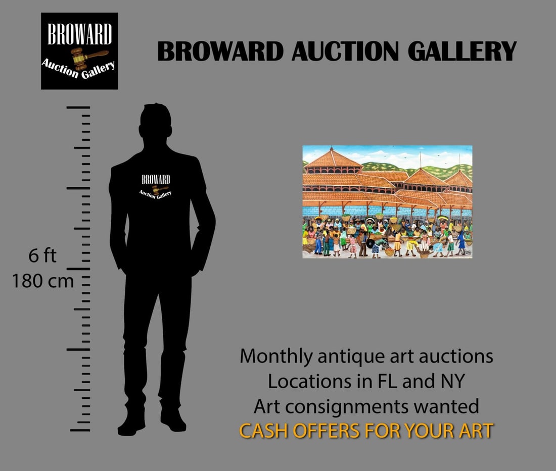 Rony Leonidas (Haiti,1946-2012) oil painting - 2