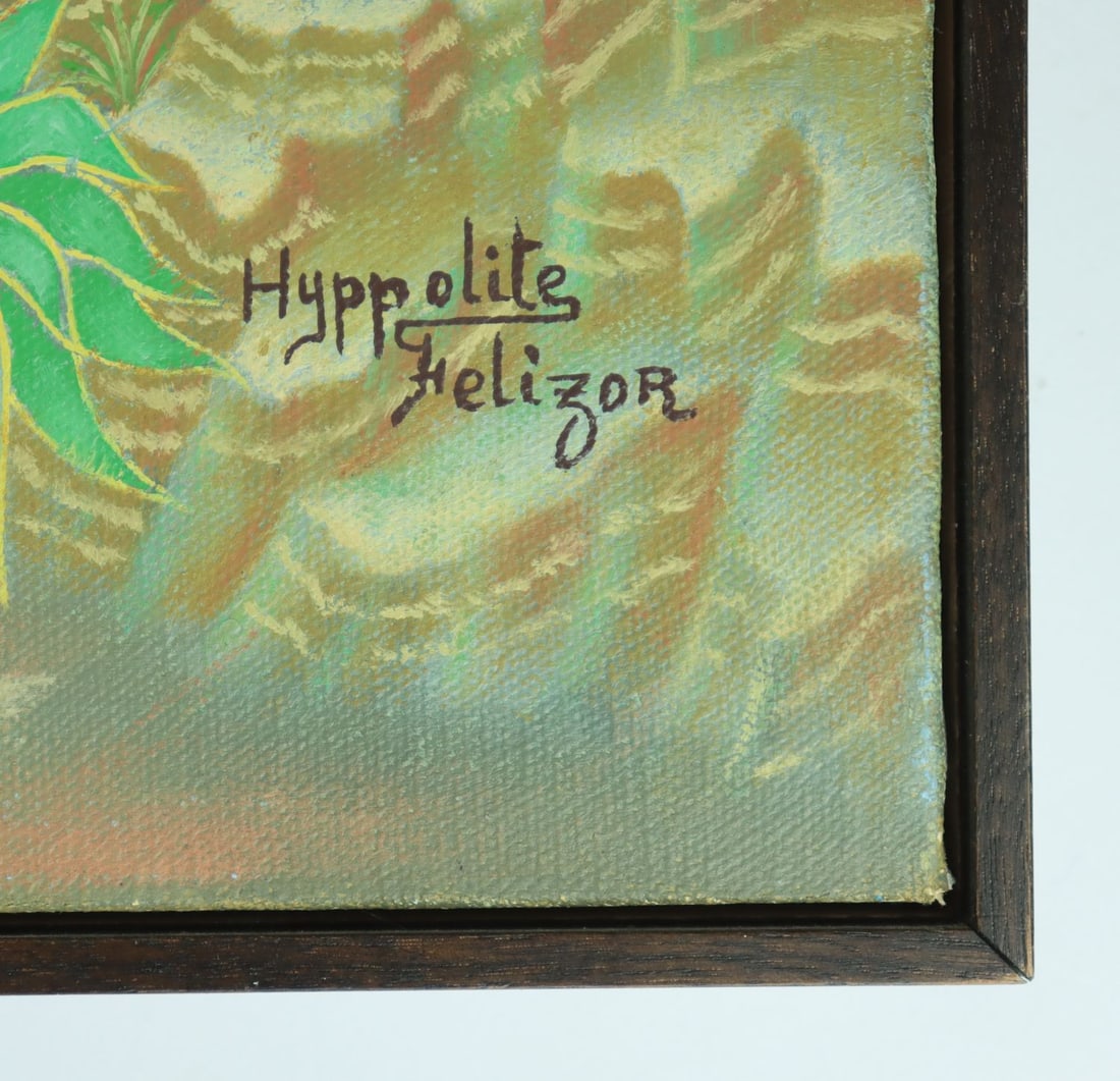 Hyppolite Felizor (Haiti,20C) oil painting - 10
