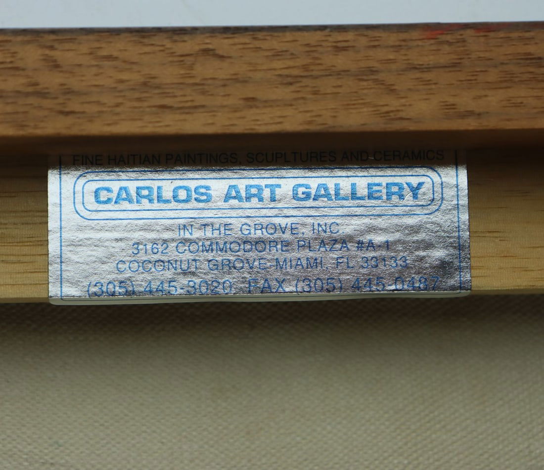 Hyppolite Felizor (Haiti,20C) oil painting - 13