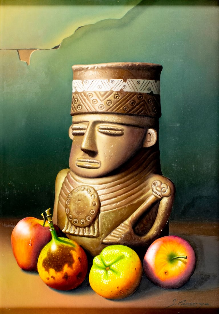 S Camargo (South America,20C) oil painting (1 of 13)