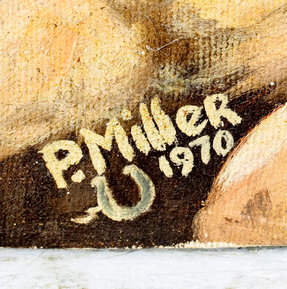 P Miller (US,20C) oil painting - 4
