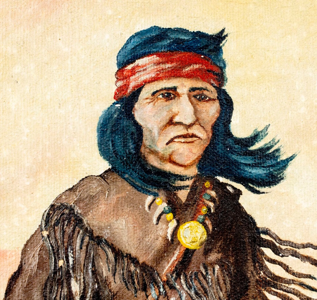 P Miller (US,20C) oil painting - 8