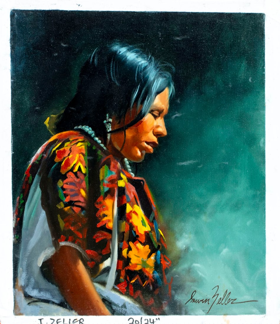 Irwin Zeller (NY,1945-2004) oil painting - 3