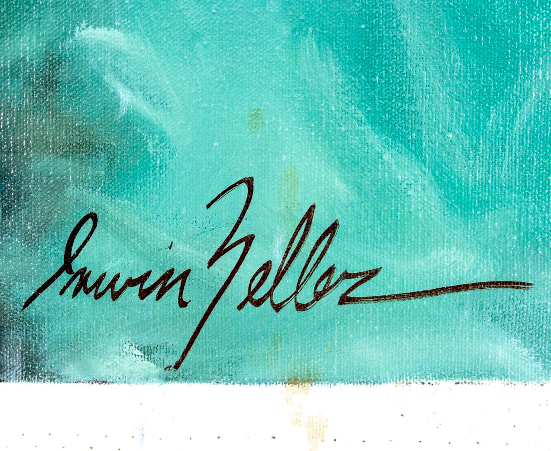 Irwin Zeller (NY,1945-2004) oil painting - 4