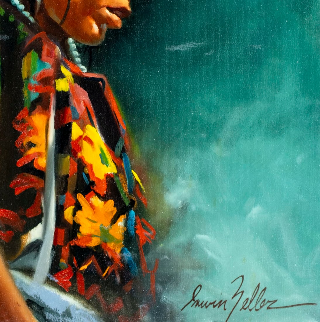 Irwin Zeller (NY,1945-2004) oil painting - 7