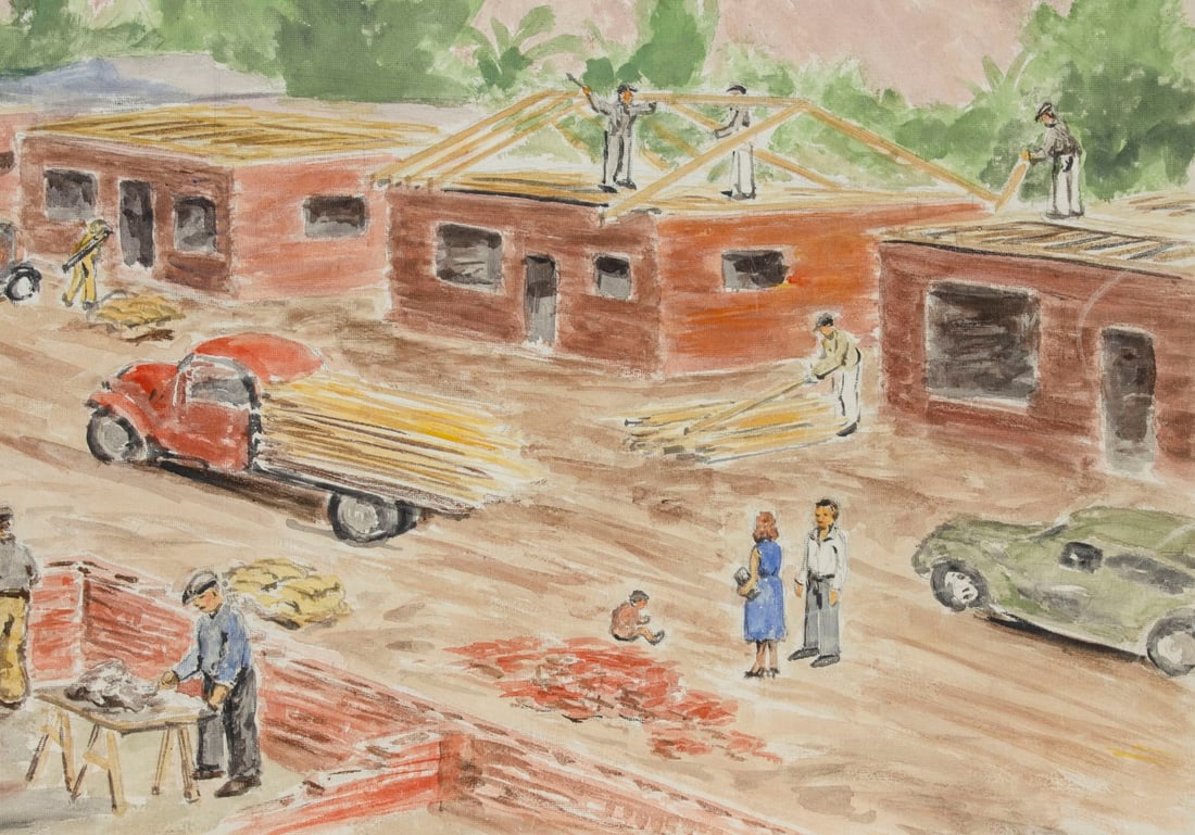 Alfred Lee Rowell (CO,mid 20C) oil painting - 6