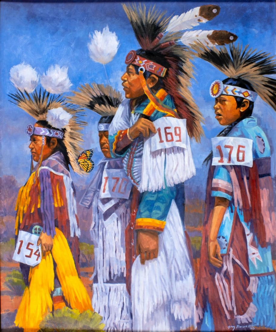 Gary Bennett (AZ,20/21C) oil painting (1 of 12)