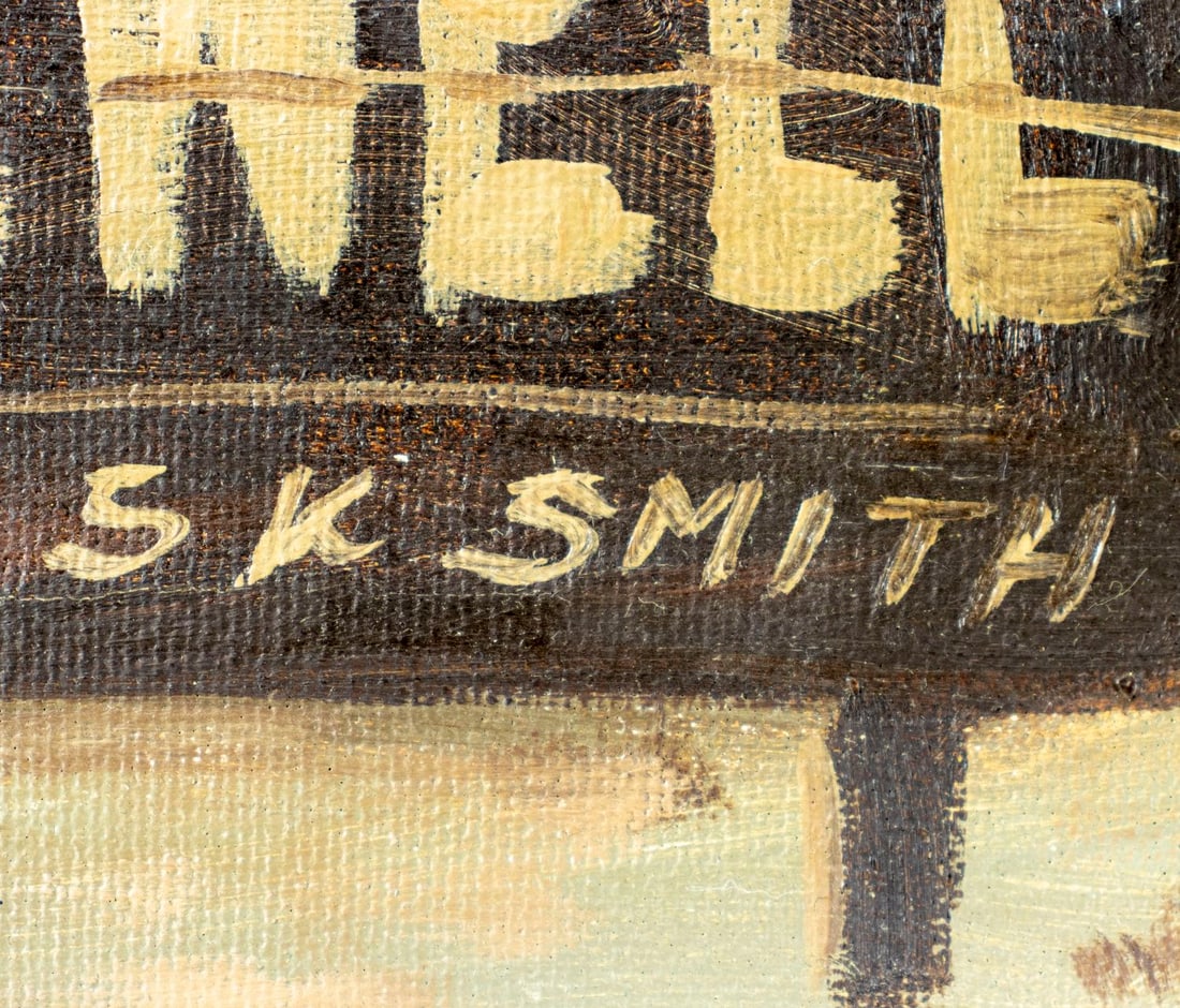 S K Smith (US,20C) oil painting - 4