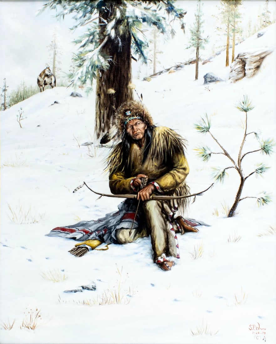 S P Nava-Ha (US,20C) oil painting (1 of 13)