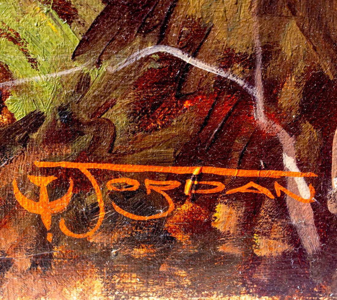 Jack Jordan (CA,MO,1928-2018) oil painting - 4