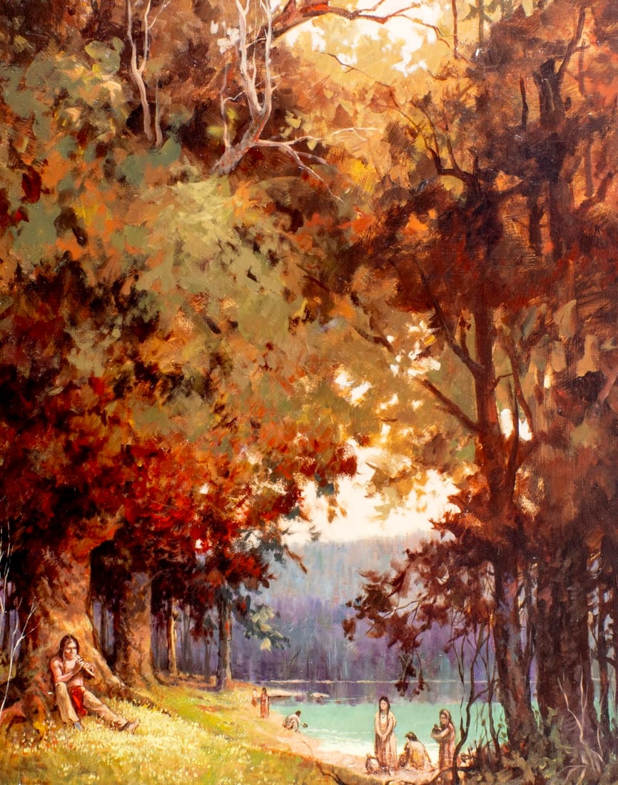 Jack Jordan (CA,MO,1928-2018) oil painting - 5