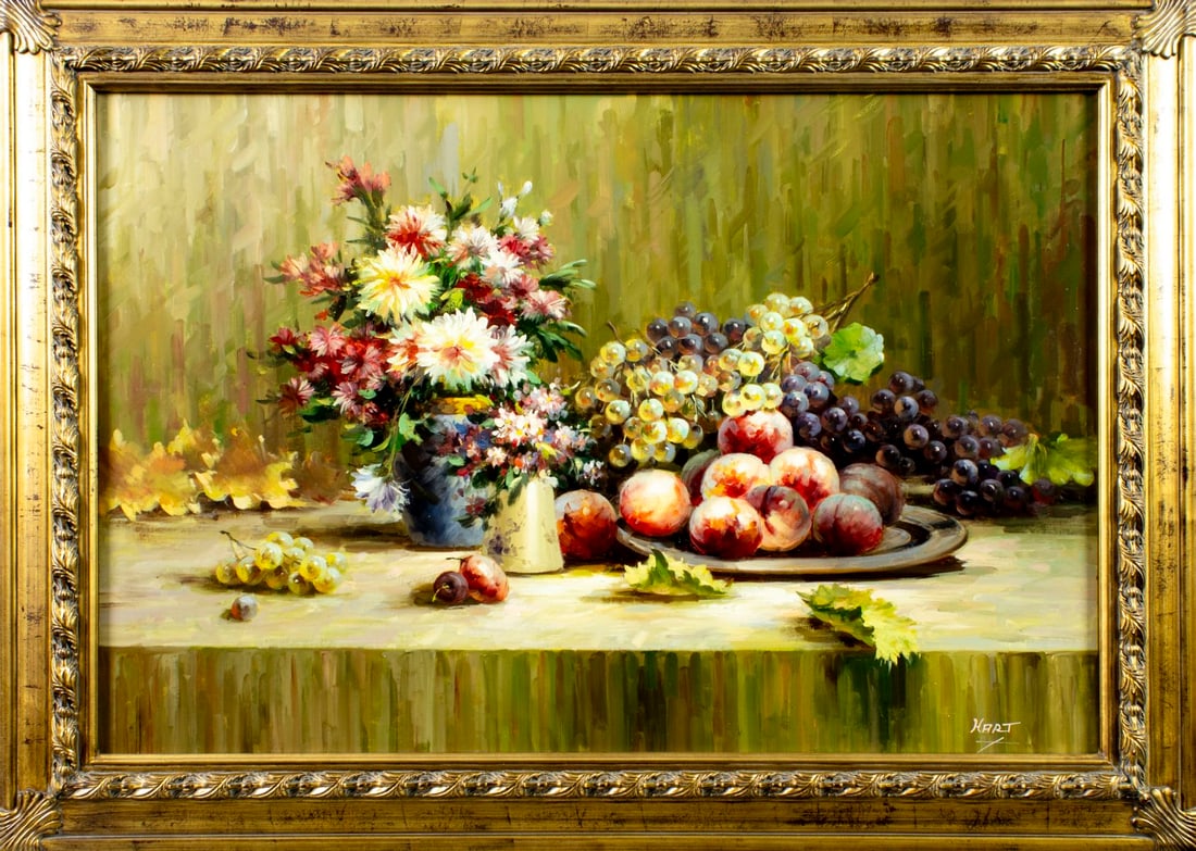 Hart (US,20/21C) oil painting - 3