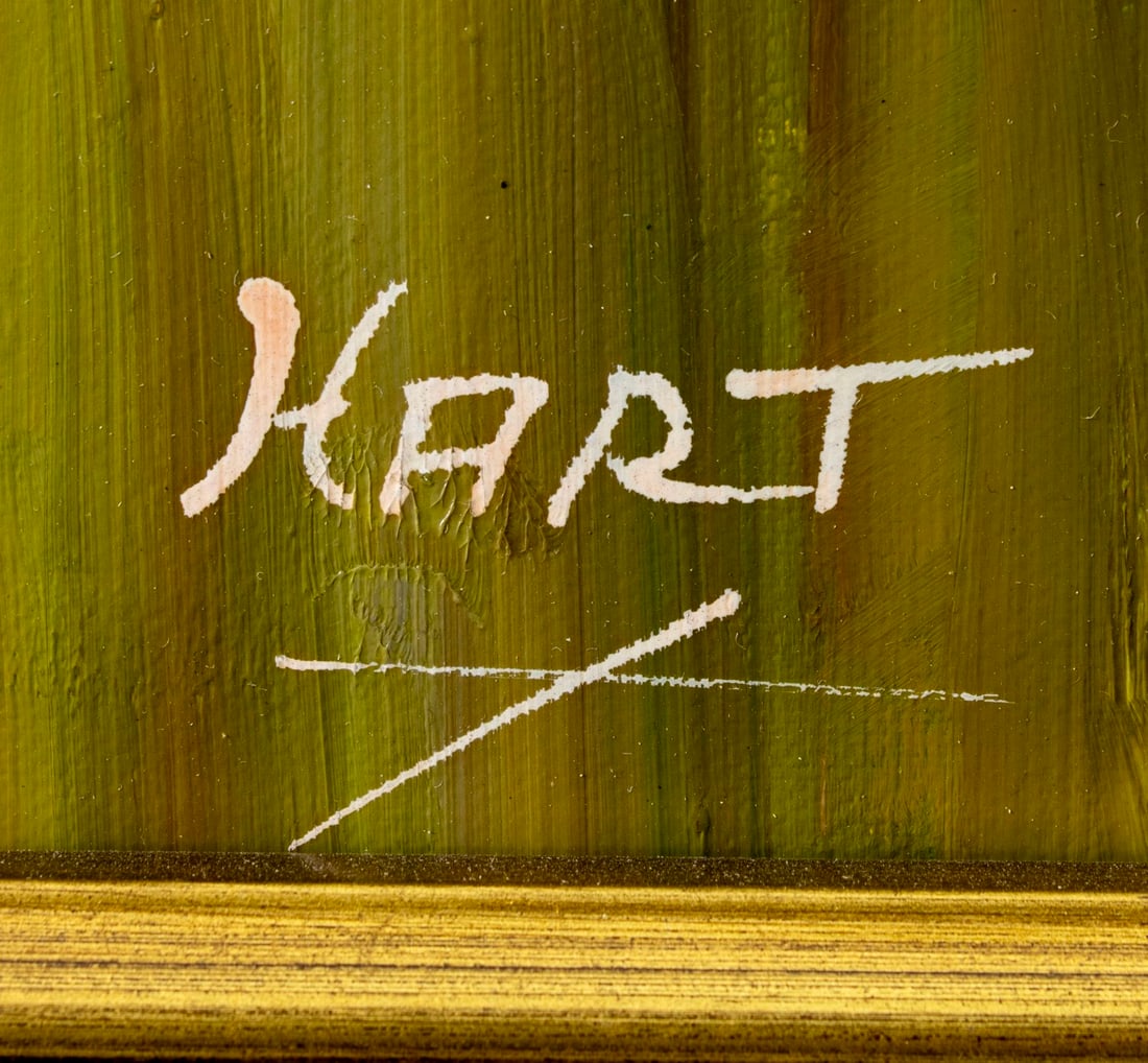 Hart (US,20/21C) oil painting - 4