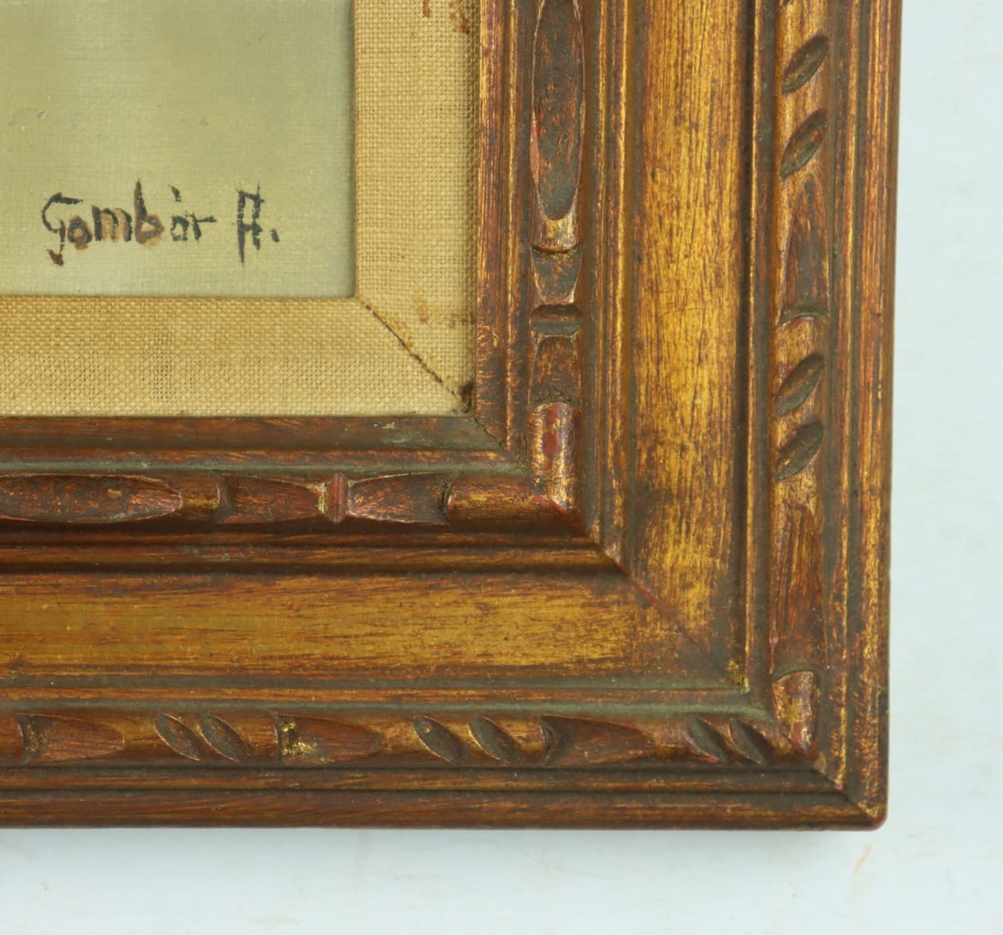 Andras Gombar (France,Hungary,1946-?) oil painting - 10