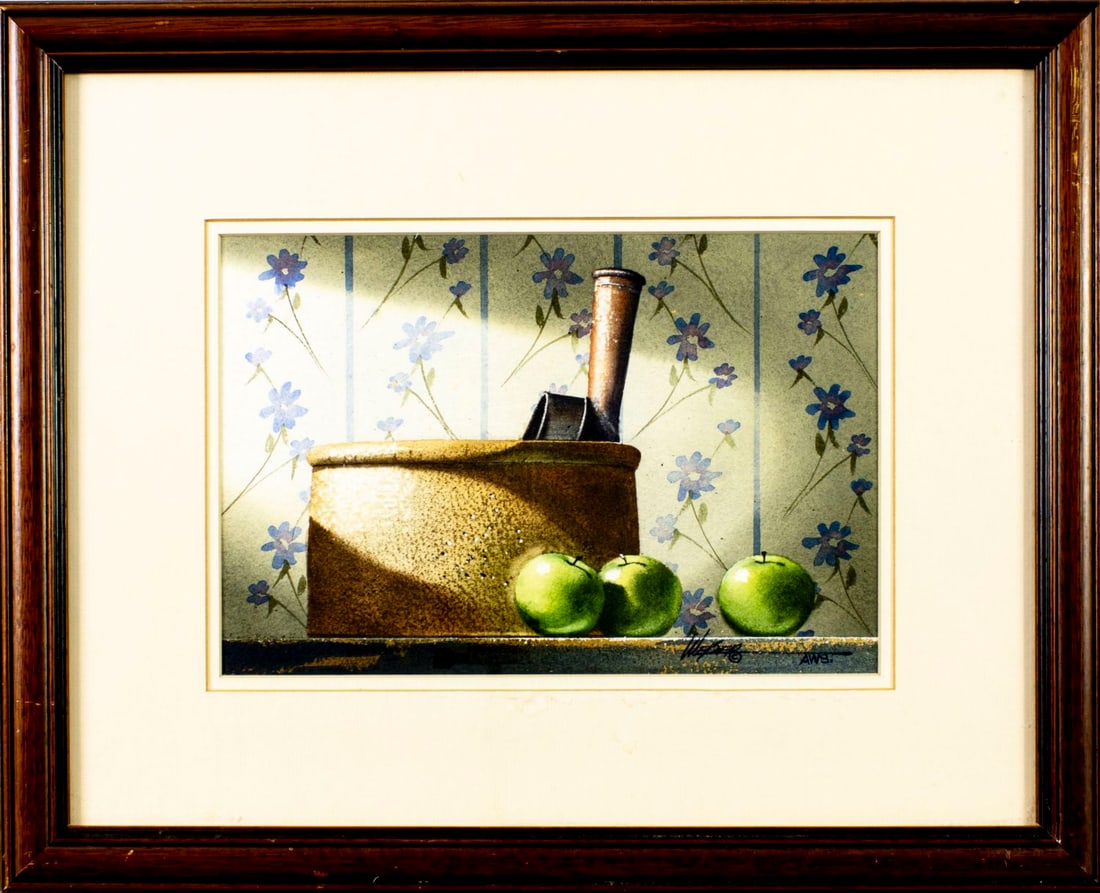 Michael J Weber (OH,1941-2019) watercolor painting - 3