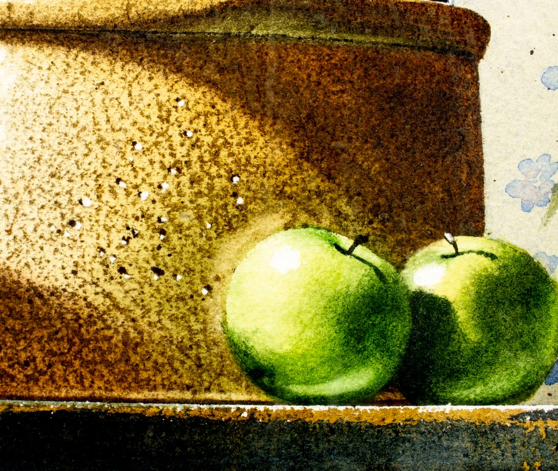 Michael J Weber (OH,1941-2019) watercolor painting - 8