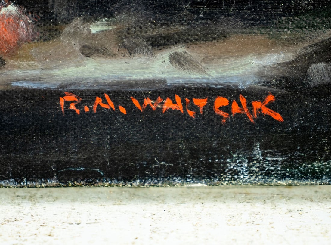 Robert Waltsak (NJ,b 1944) oil painting - 4