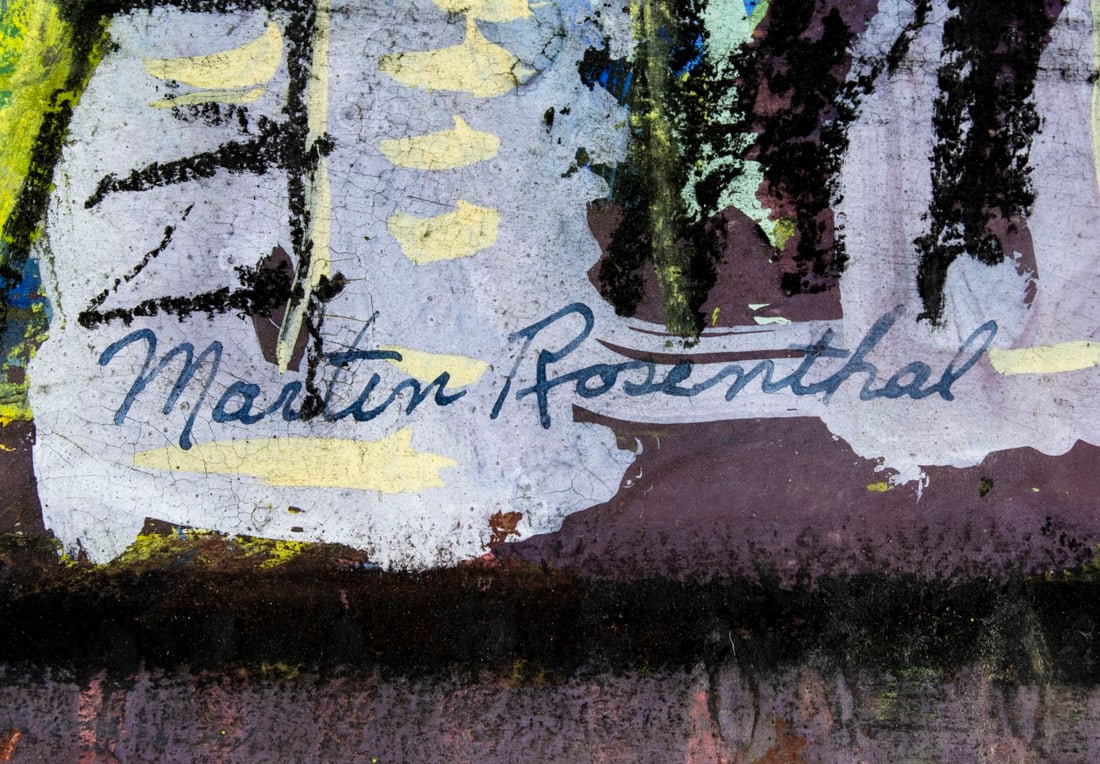 Martin Rosenthal (NY,MA,1899-1974) oil painting - 4