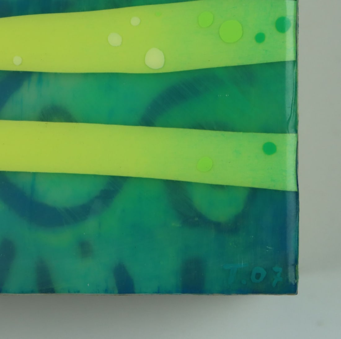 Nancy Tobin (NY,MI,b 1966) acrylic painting - 10