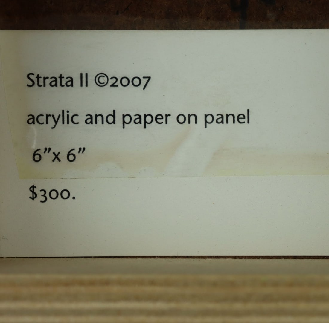Nancy Tobin (NY,MI,b 1966) acrylic painting - 14