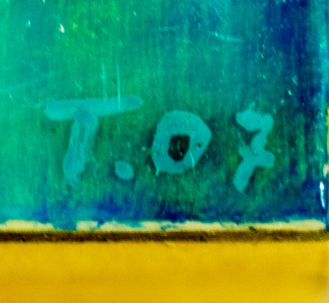 Nancy Tobin (NY,MI,b 1966) acrylic painting - 4