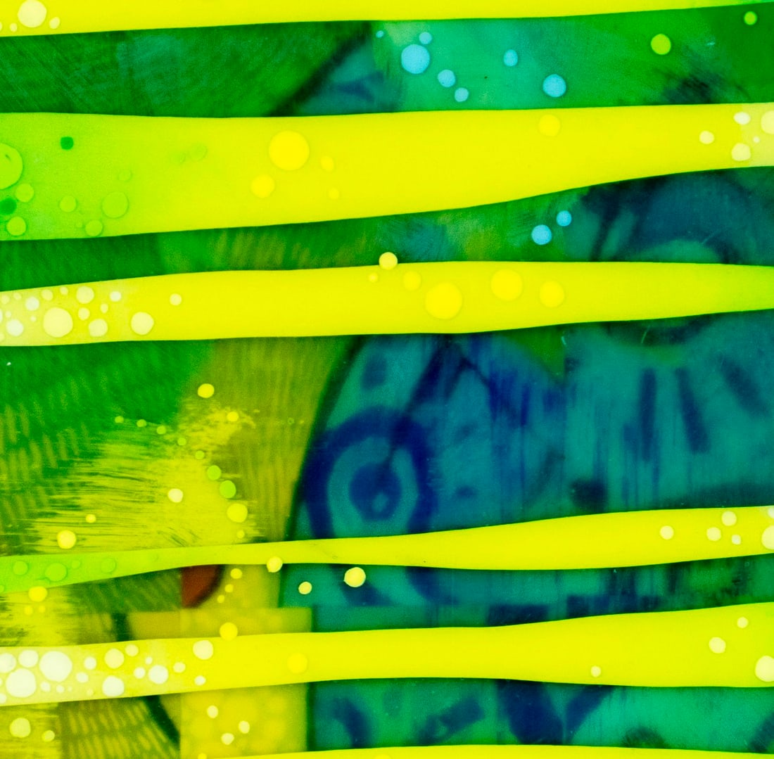 Nancy Tobin (NY,MI,b 1966) acrylic painting - 5