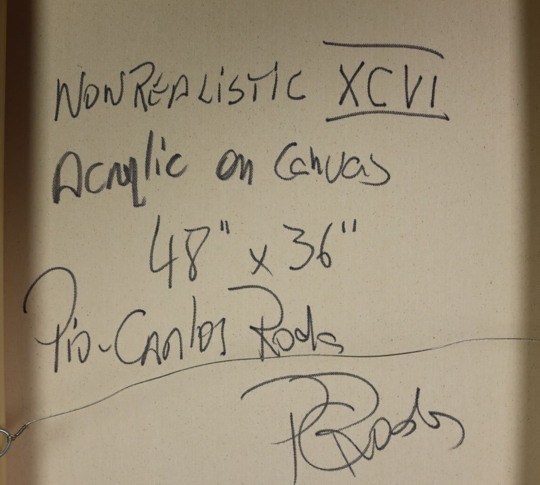 Pios Rodaman (FL,Brazil,b 1953) acrylic painting - 13