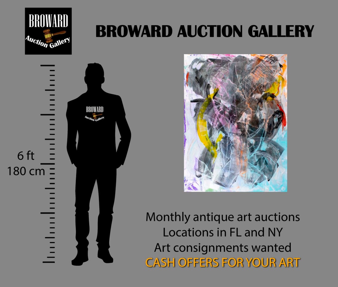 Pios Rodaman (FL,Brazil,b 1953) acrylic painting - 2