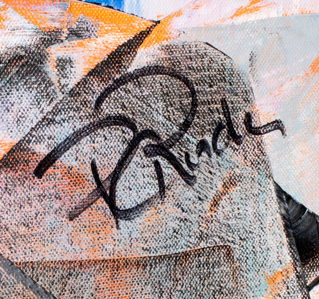 Pios Rodaman (FL,Brazil,b 1953) acrylic painting - 4