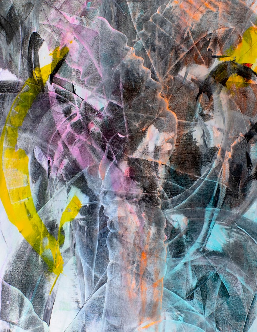 Pios Rodaman (FL,Brazil,b 1953) acrylic painting - 5