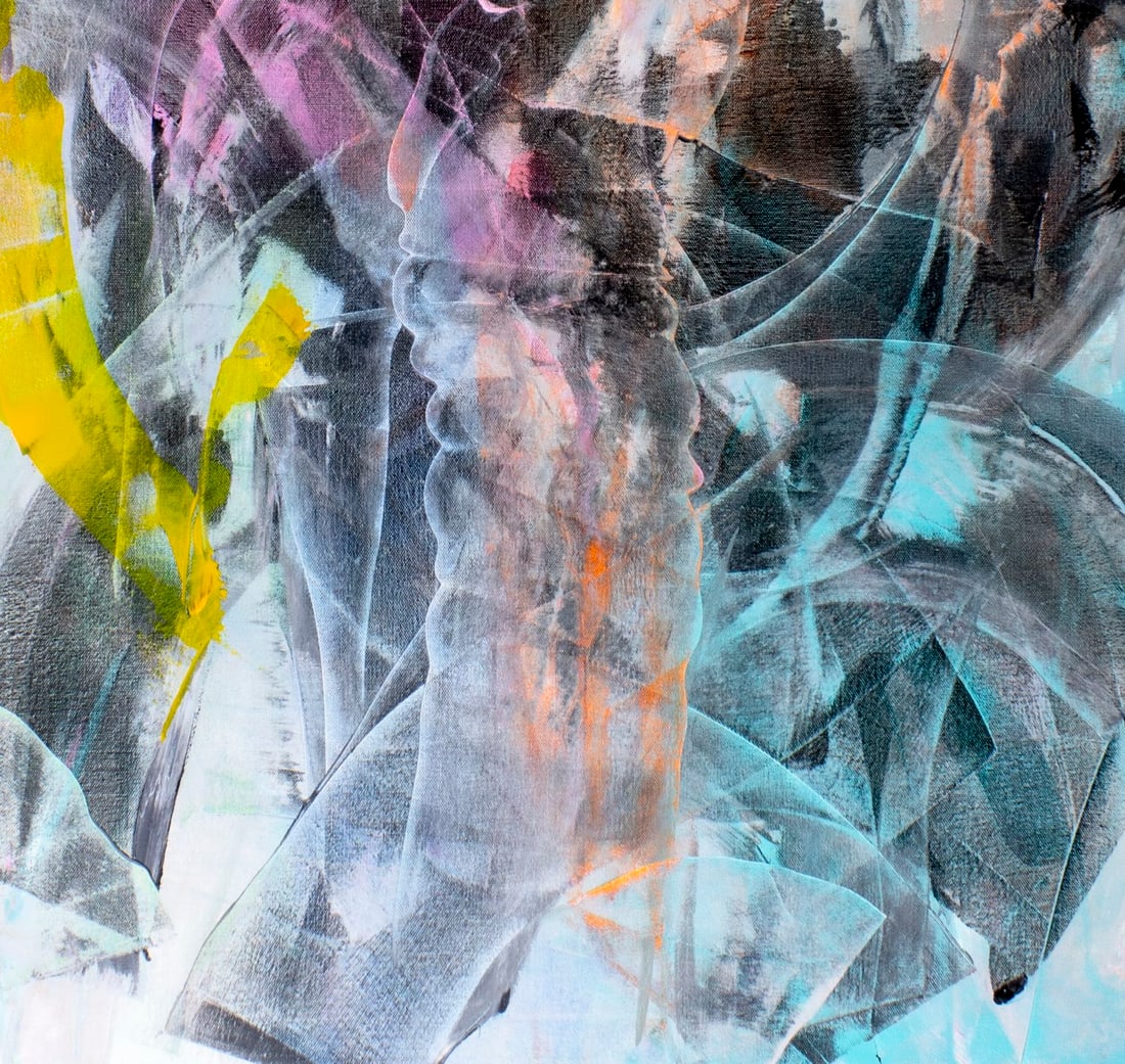 Pios Rodaman (FL,Brazil,b 1953) acrylic painting - 7