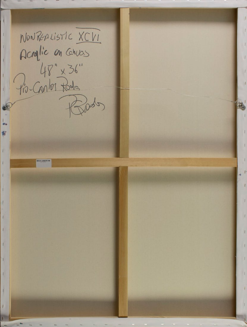 Pios Rodaman (FL,Brazil,b 1953) acrylic painting - 9