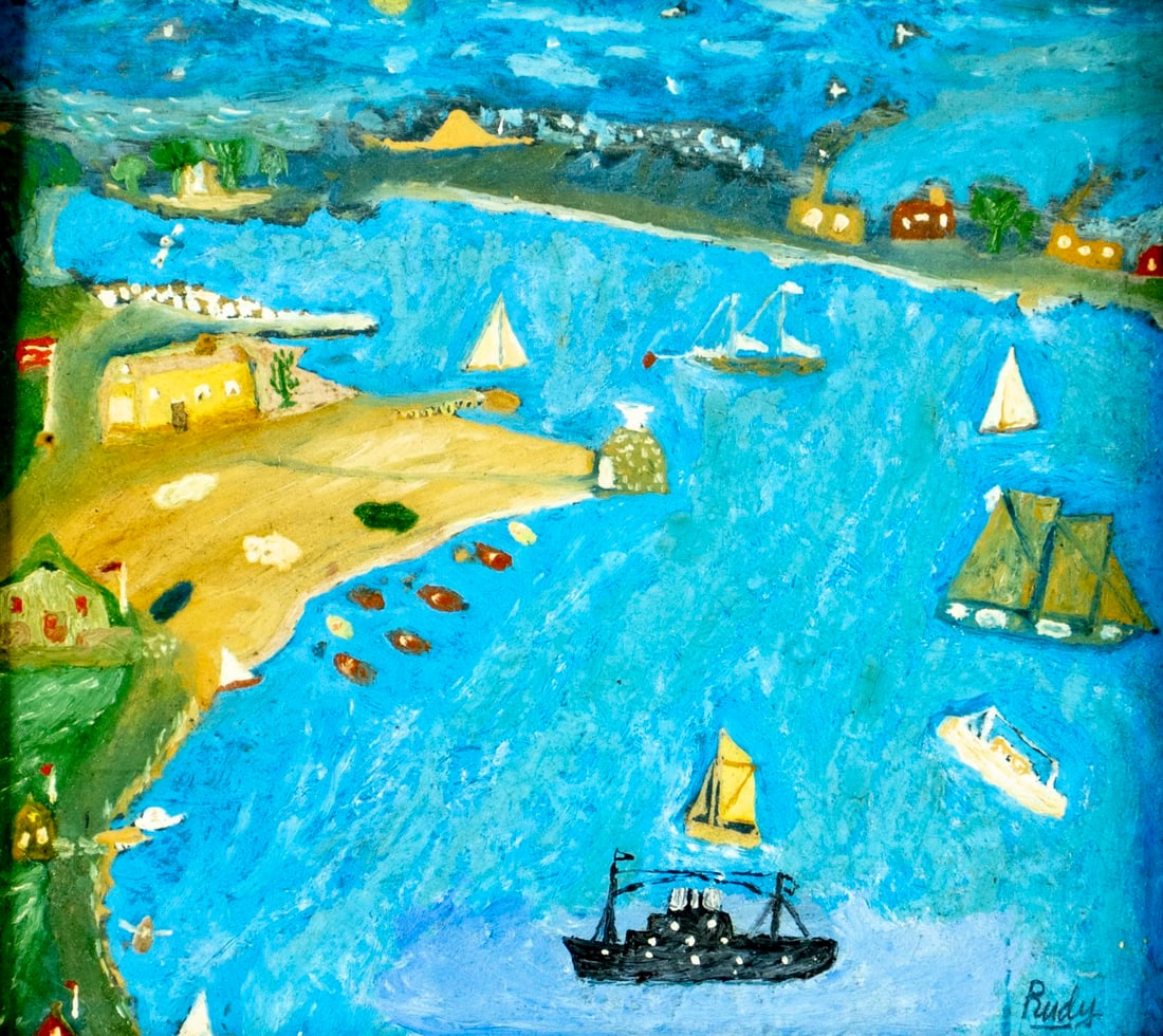 Rudy (US,20C) oil painting (1 of 12)