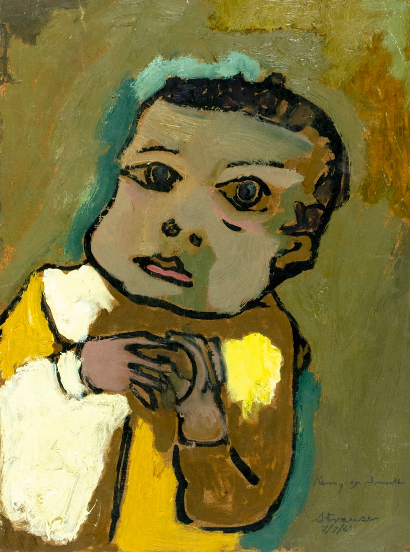 Sterling Strauser (PA,1907-1995) oil painting (1 of 13)