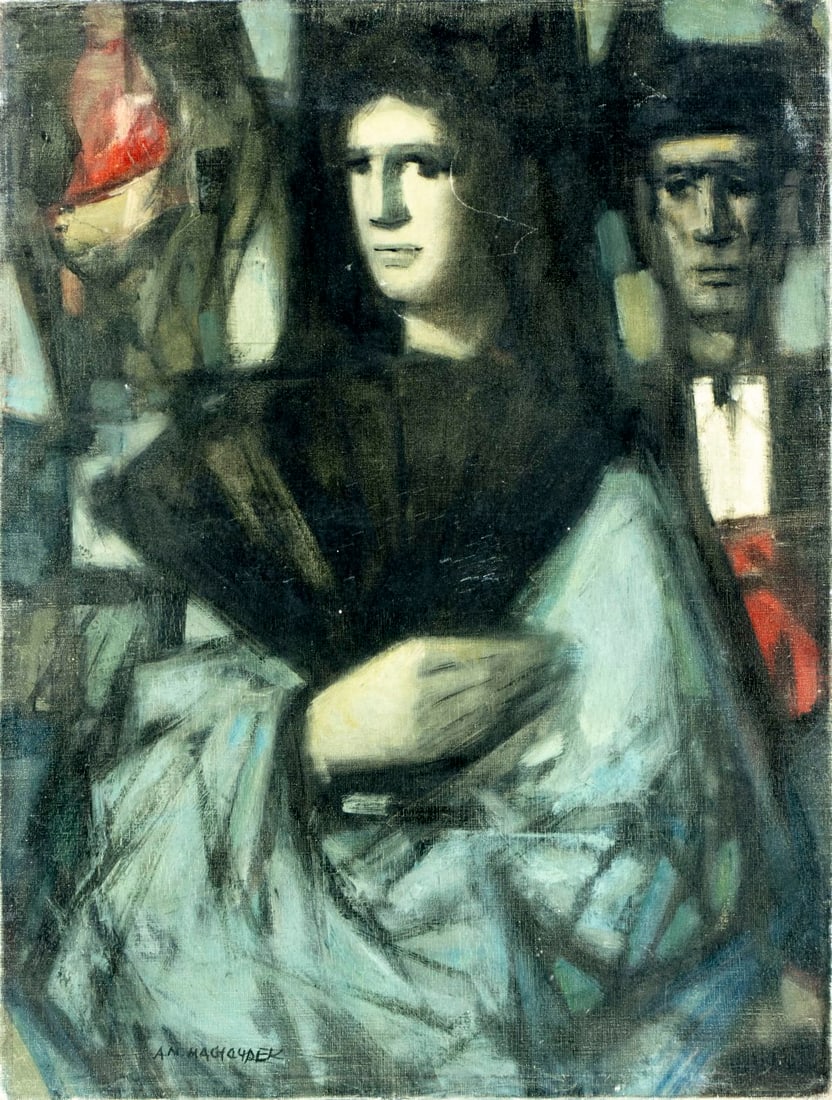 Antonin Marek Machourek (French,Czech,1913-1991) oil painting - 3