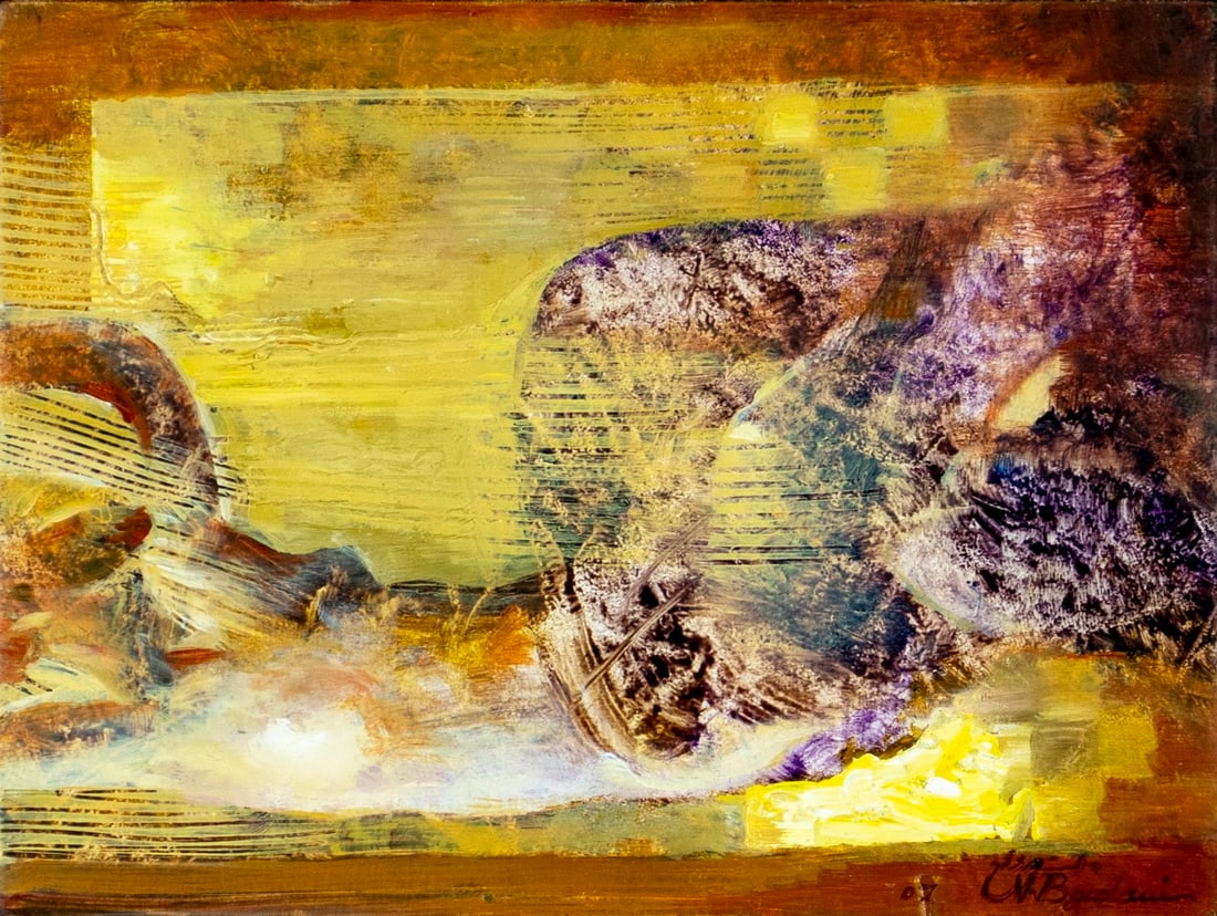 Nimat Badawi (Syria,b 1963) oil painting (1 of 13)