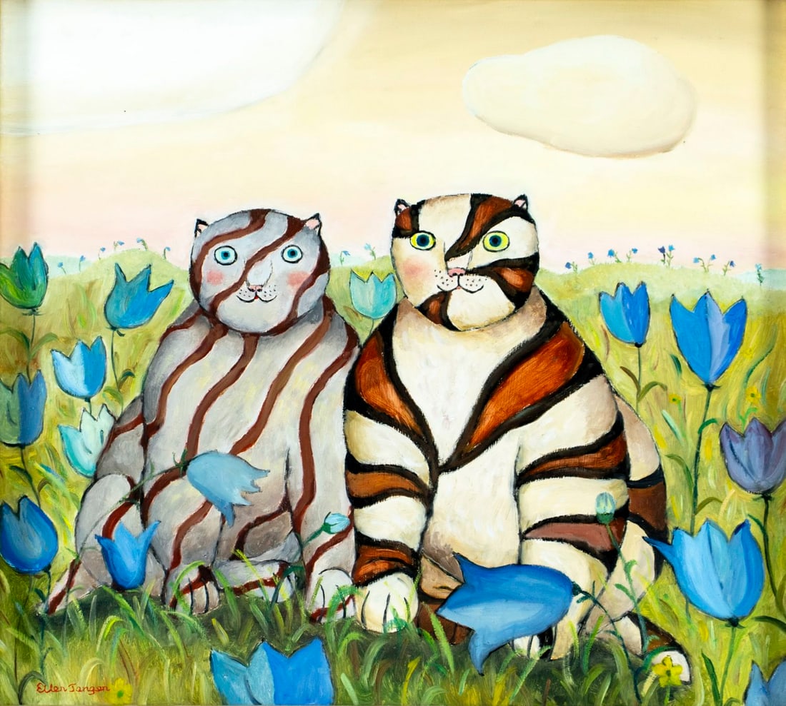 Ellen Tangen (Norway,b 1950) oil painting (1 of 15)