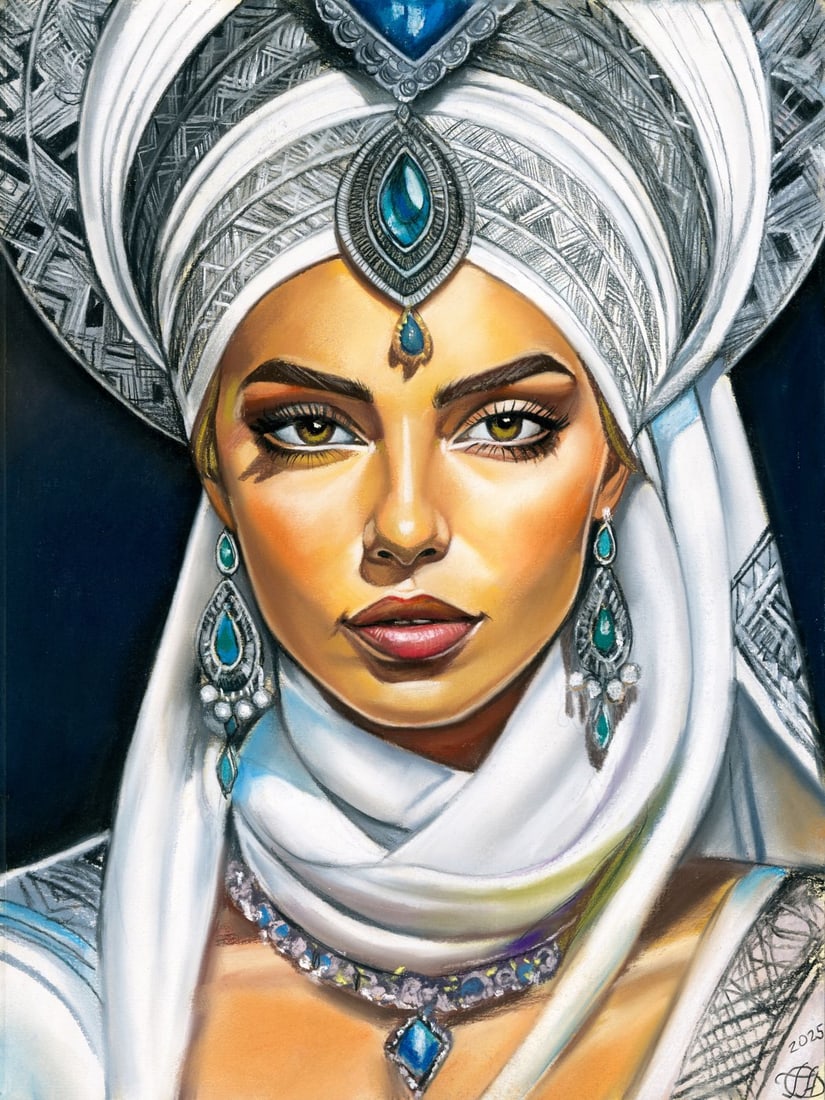 Genadiy Achkasov (Ukraine,b 1965) pastel painting (1 of 10)