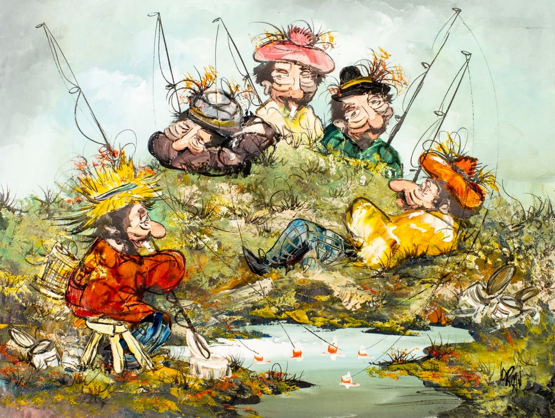 Lorian (Europe,20C) oil painting (1 of 12)