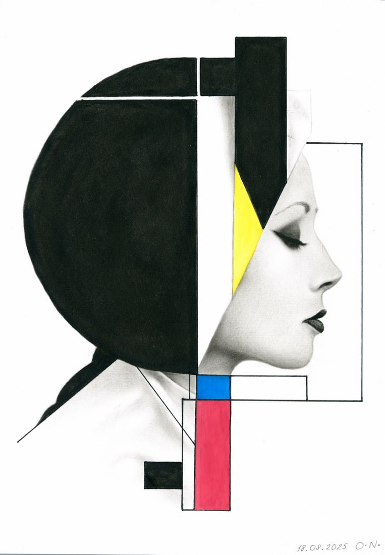 Olga Novostavskaya (Ukraine,b 1967) dry brush oil painting (1 of 10)