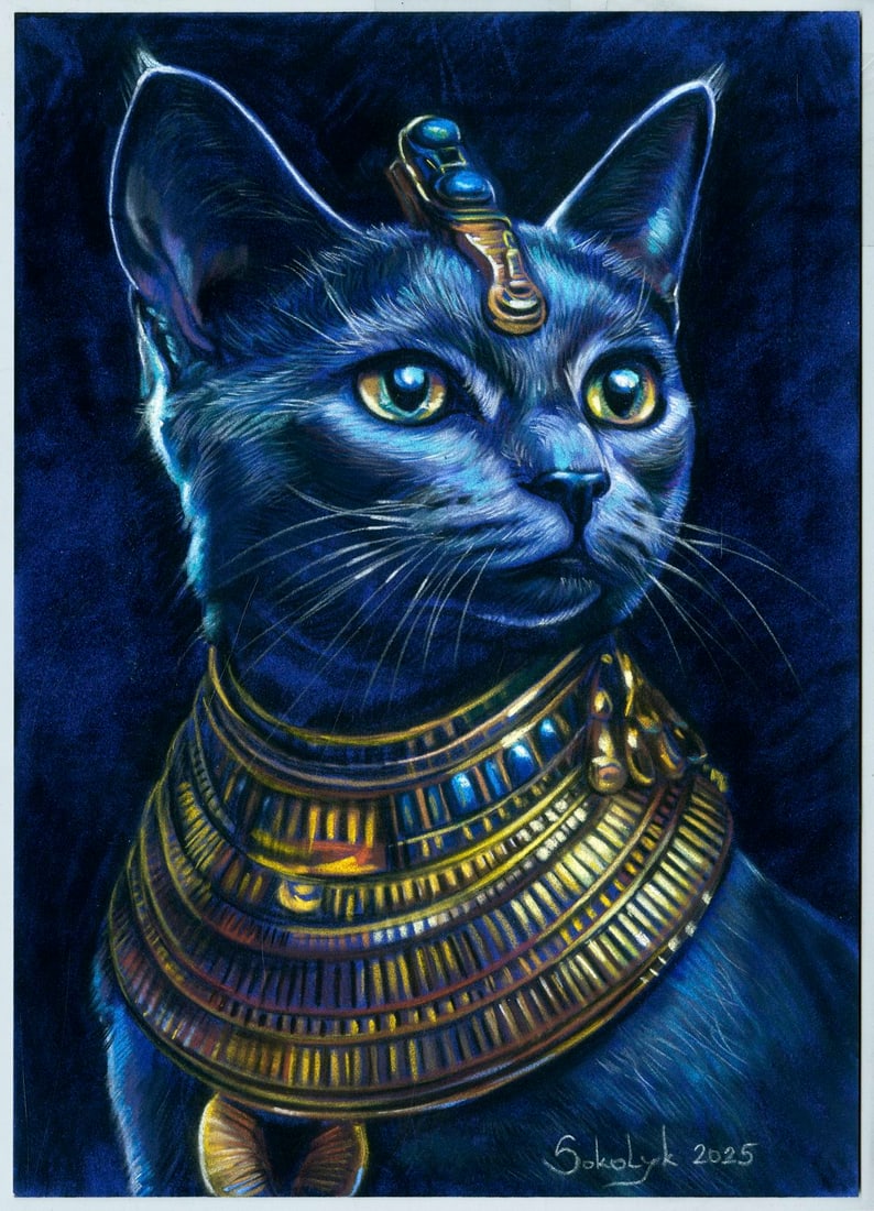 Vira Sokolyk (Ukraine,b 1999) pastel painting - 3