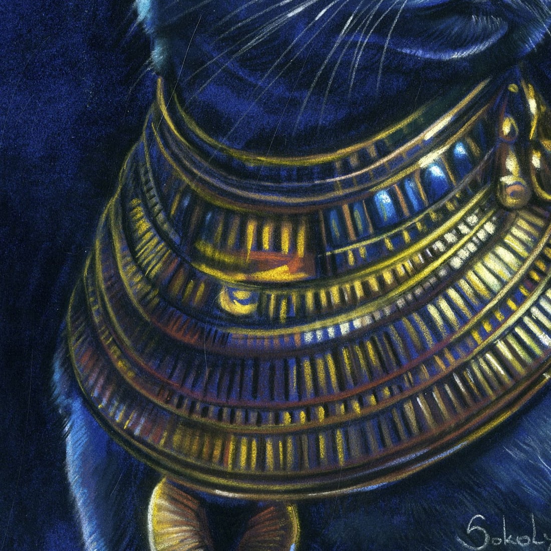 Vira Sokolyk (Ukraine,b 1999) pastel painting - 7