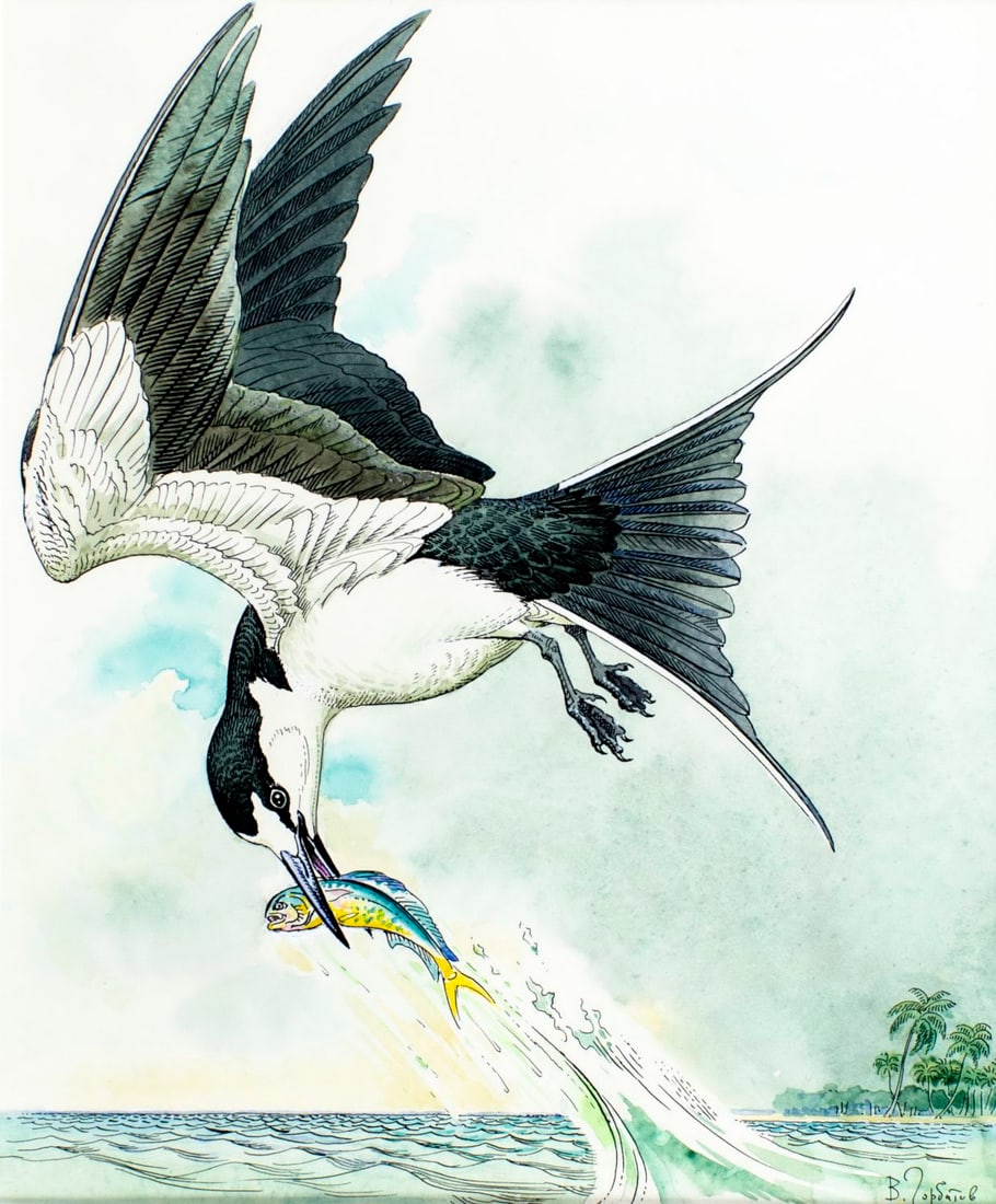 Vadim Gorbatov (Russia,1940-?) watercolor painting (1 of 13)