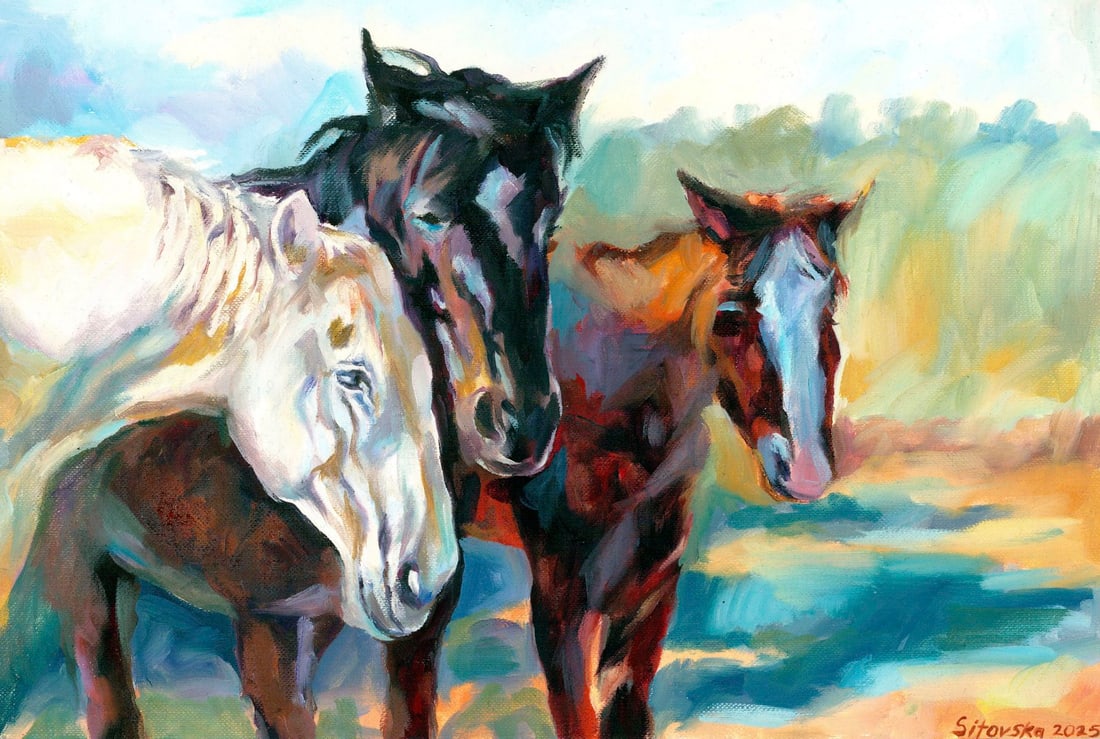 Anna Sitovska (Ukraine,20/21C) oil painting (1 of 12)