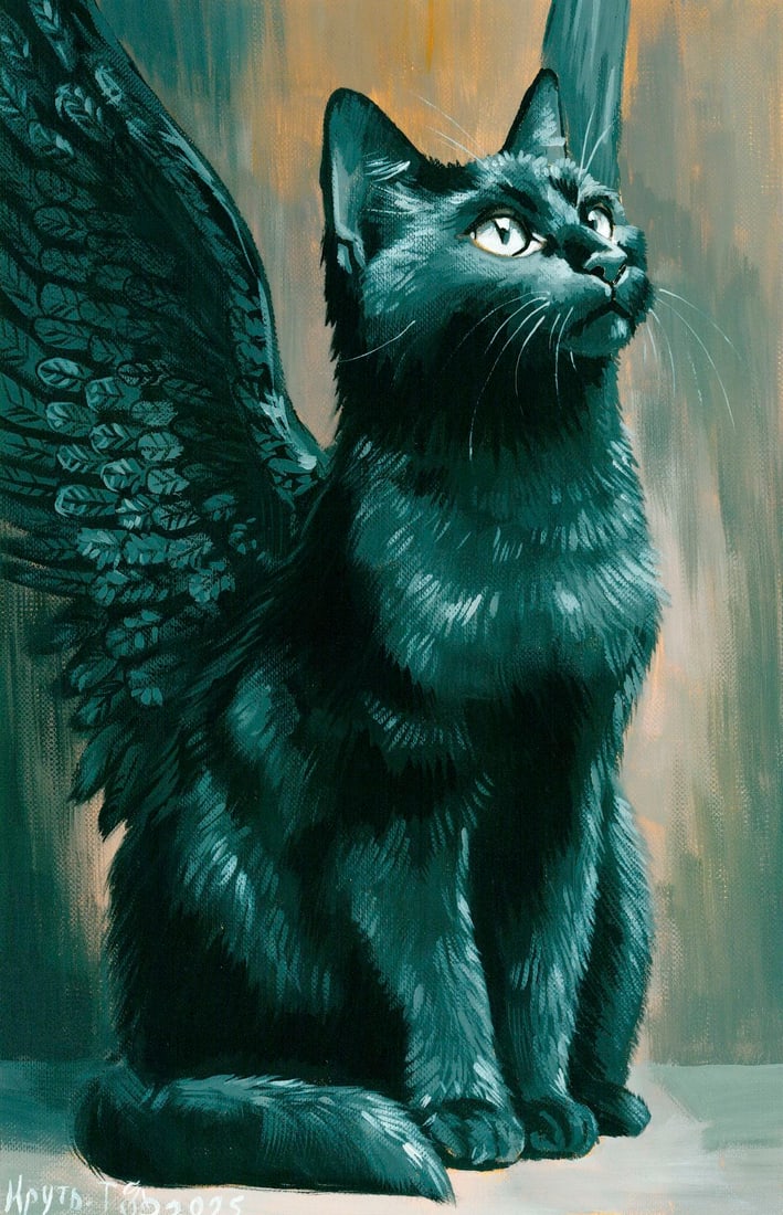 Tatiana Krut (Ukraine,20/21C) acrylic painting (1 of 12)